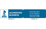 A+ BBB Rating and Accreditation logo