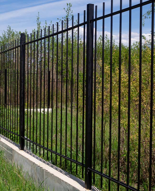 Spaced Picket Ornamental Steel Fence Installation in New York & Western Connecticut